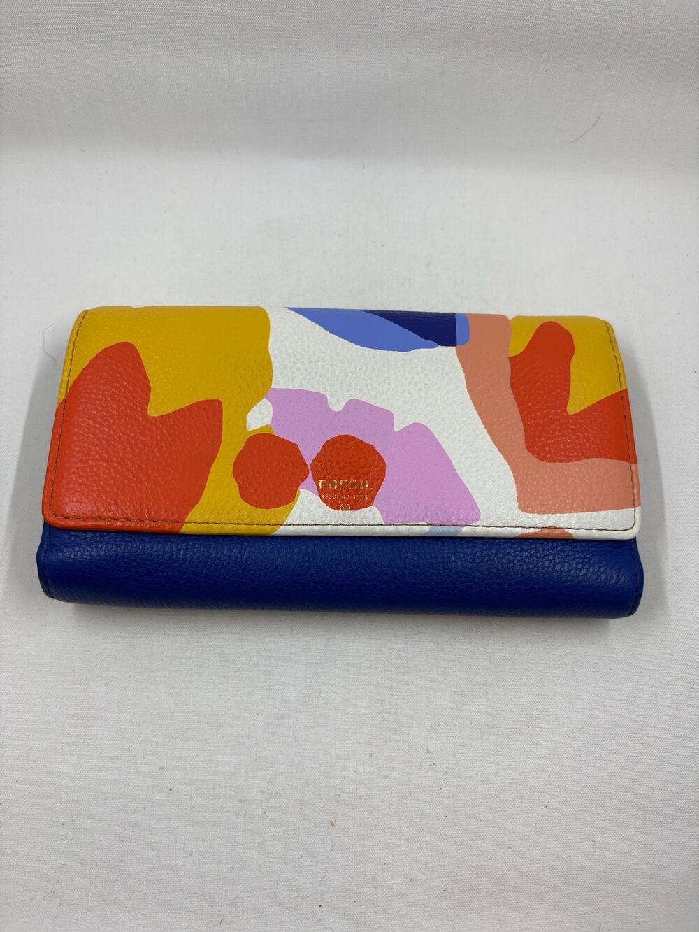 Fossil Sydney Leather Flap Clutch Wallet